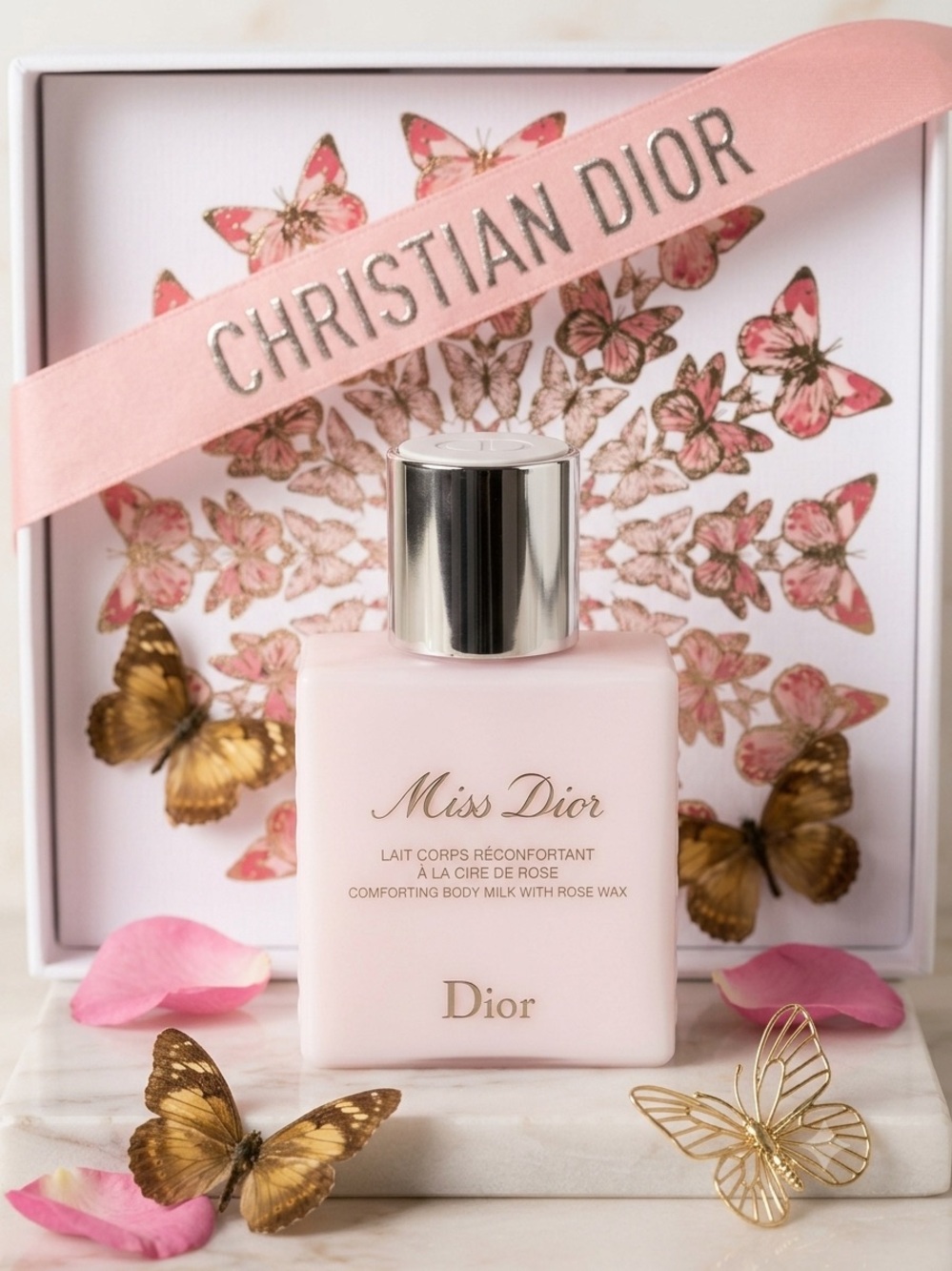 NWT Miss Dior Eau de Parfum & Body Milk Luxury Gift Set | Butterfly Box - Picture 7 of 10